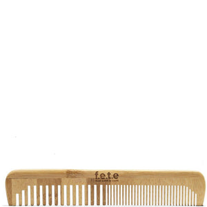 F.E.T.E. - Bamboo Thin Classic Comb | Sustainable Hair Styling Tools all things being eco chilliwack zero waste products