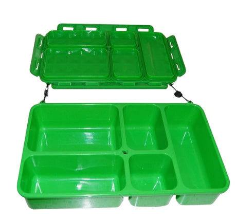 Go Green - 5 Compartment Leak-Proof Food Box Bento Box All Things Being Eco Chilliwack Zero waste Refillery Since 2008