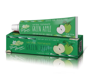 The Green Beaver Company - Natural Toothpaste Green Apple Made in Canada