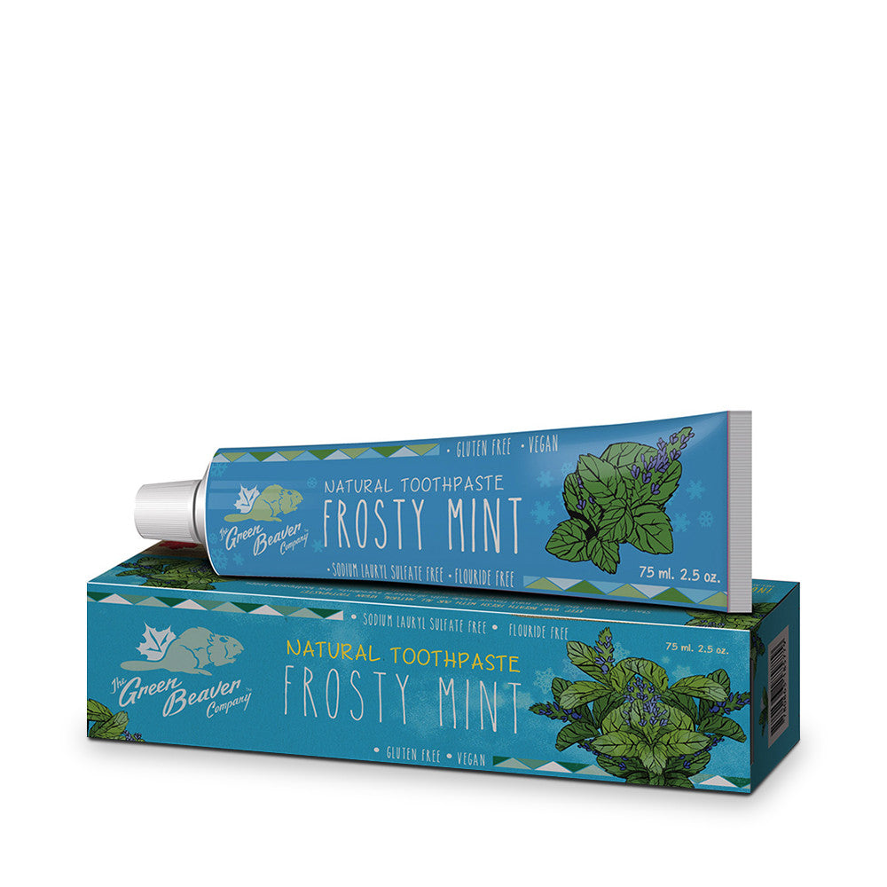 The Green Beaver Company - Natural Toothpaste Frosty Mint Made in Canada