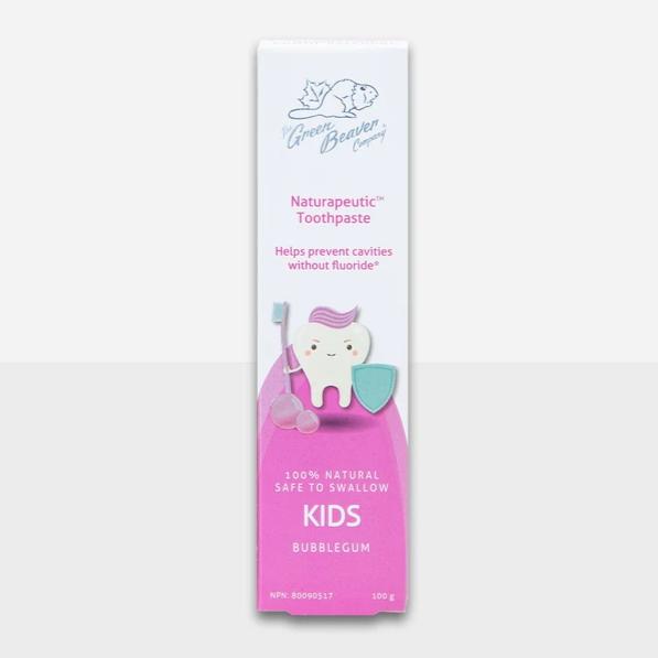 The Green Beaver Company - Naturapeutic Toothpaste - Kids Bubblegum All Things Being ECO Chilliwack