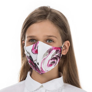 Grizas - Kids Print 100% Linen Reusable Fabric Face Masks
