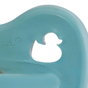 Hevea - Twilight Blue Natural Rubber Ducks Orthodontic Pacifier All Things Being Eco Chilliwack Sustainable Kids Accessories
