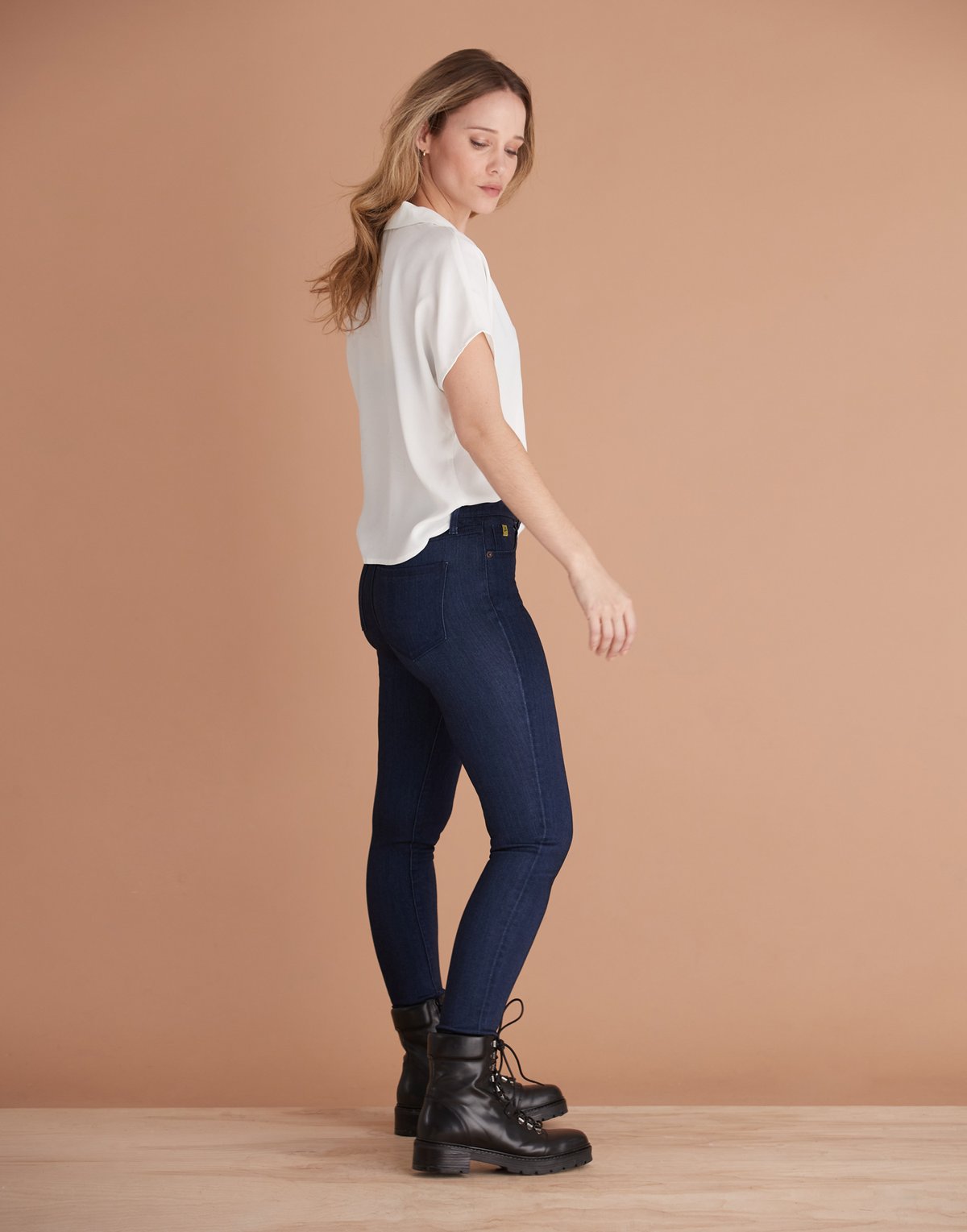 Second Yoga Jeans - High Rise Rachel Skinny in Spirit All Things Being Eco Chilliwack Canadian Designed Denim