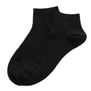 Hiltech Bamboo - Bamboo Ankle Socks 2 Pack All Things Being Eco Black