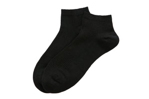 Hiltech Bamboo - Bamboo Ankle Socks 2 Pack All Things Being Eco Black Bamboo Socks