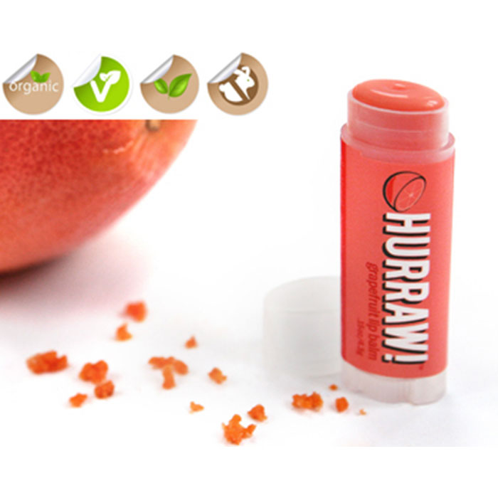 Hurraw - Vegan Non-GMO Organic Grapefruit Lip Balm All Things Being Eco