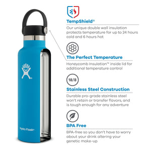 Hydro Flask - 21oz. Vacuum Insulated Stainless Steel Water Bottle All THings Being Eco Zero Waste Chilliwack Refillery technology