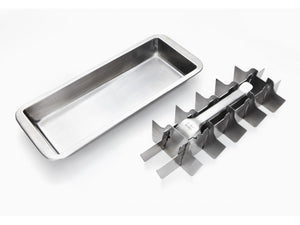 Onyx Ice Cube Tray Stainless Steel Taken Apart