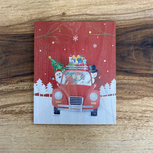 Woodly - Reclaimed Wood Holiday Greeting Cards