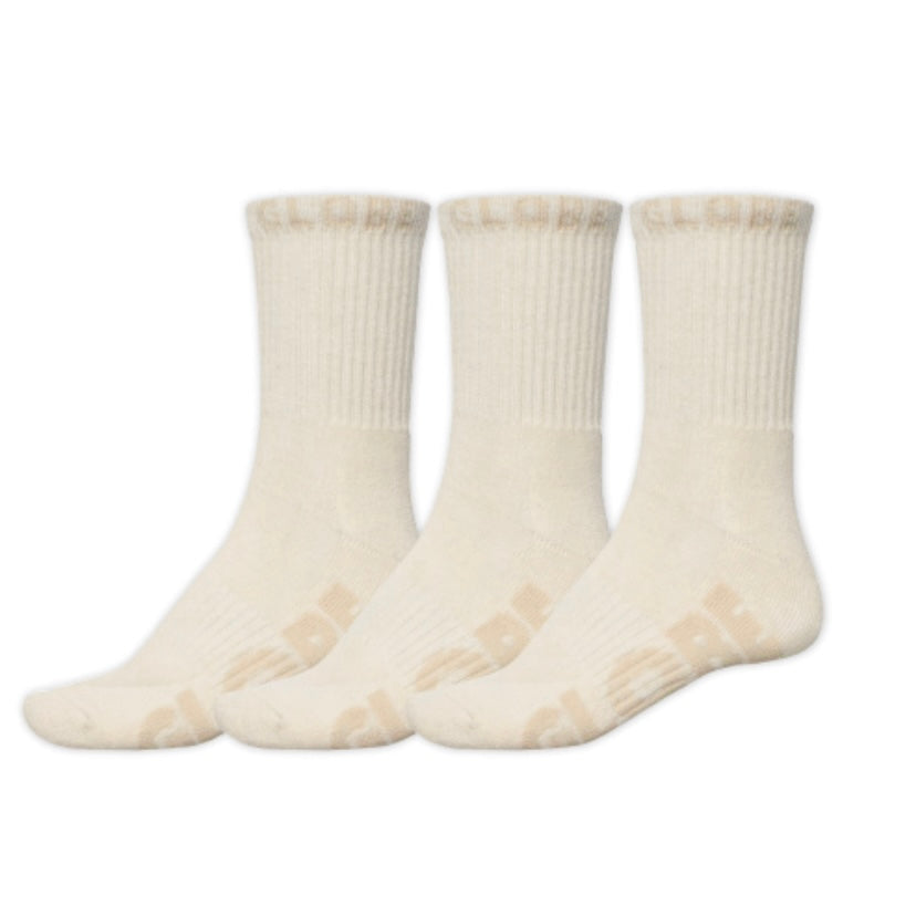 GLOBE - Bleach Free Organic Cotton Crew Sock 3 Pack