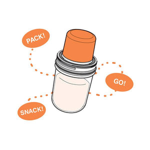 Jarware - Mason Jar Regular Mouth Snack Pack