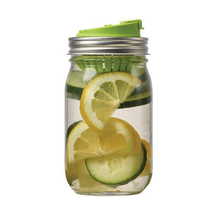 Jarware - Mason Jar Fruit Infusion Lid All THings Being Eco Zero Waste Living