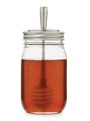 Jarware - Mason Jar Stainless Steel Honey Dipper All Things Being Eco Chilliwack  Zero Waste Refillery