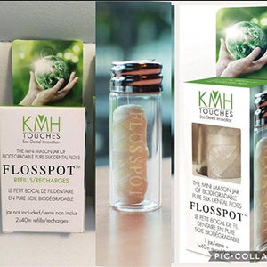 KMH Touches - Flosspot Refill Dental Floss 2 x 40m All Things Being Eco Chilliwack Zero Waste