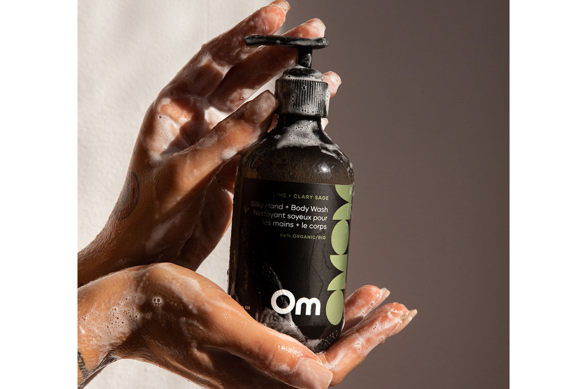 Om - Lime + Clary Sage Silky Hand + Body Wash