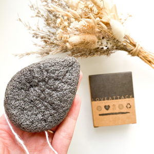 Love Attack - Organic Biodegradable Konjac Sponge All Things Being eco Chilliwack Zero Waste Living