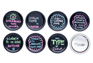 Masontops - Chalk Tops All Things Being Eco Chilliwack Reusable Chalkboard Lids Regular Mouth Mason Jars