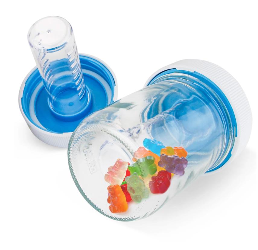 Masontops - Jar Safe Child Resistant Stash Lid 2 Pack