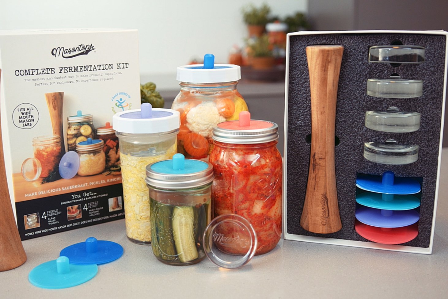 Masontops - Complete Fermentation Kit All Things Being Eco Chilliwack Zero Waste Specialty Store Since 2008