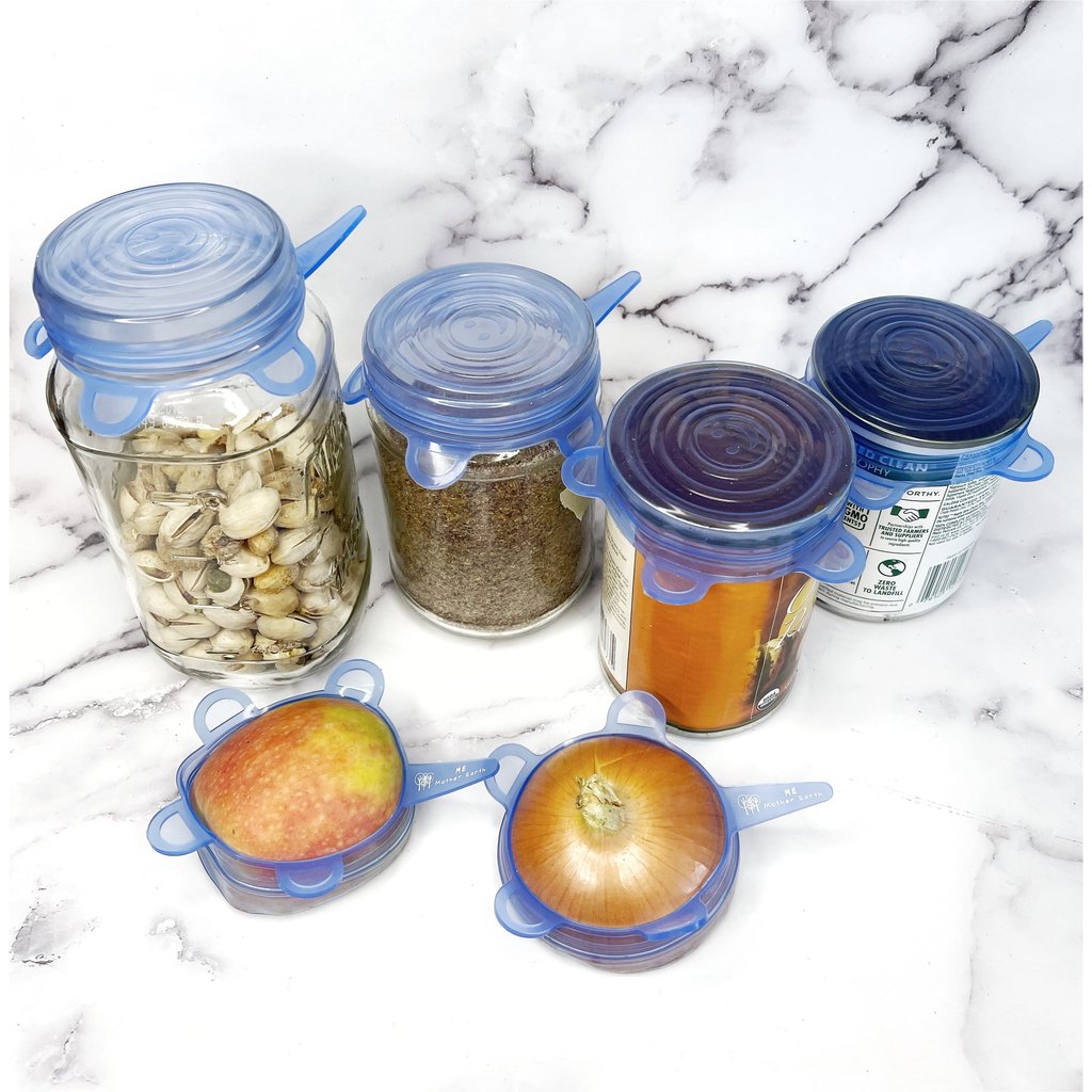 Me Mother Earth - Reusable Silicone Can Covers 6 Pack Plastic Free Living All Things Being Eco