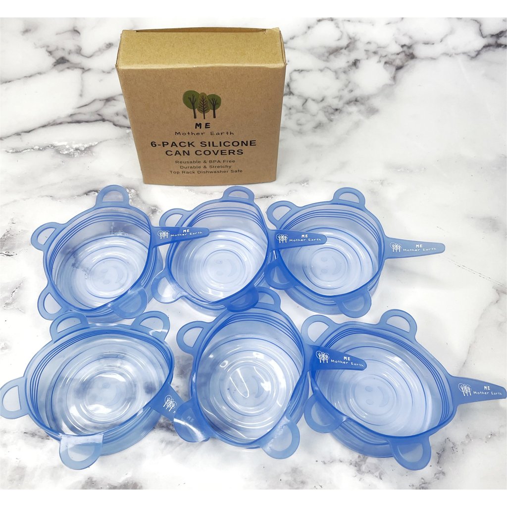 Me Mother Earth - Reusable Silicone Can Covers 6 Pack Ditch The Plastic All Things Being Eco