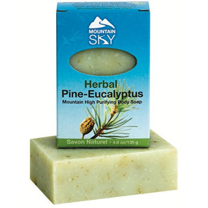 Mountain Sky - Herbal Pine Eucalyptus Bar Soap Canadian Made Skin Care All Things Being Eco