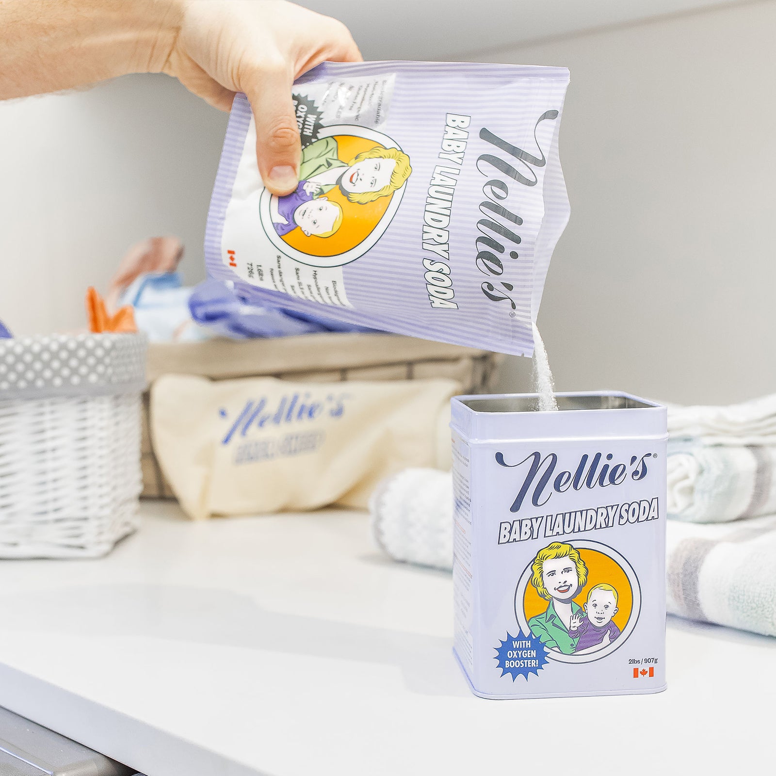 Nellie's - All Natural Baby Laundry Soda All THings Being Eco Chilliwack Zero Waste Refillery Since 2008