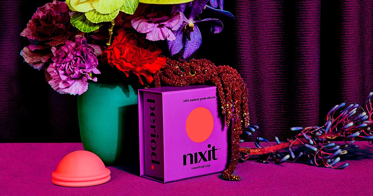 nixit - One Size Menstrual Cup All Things Being Eco Chilliwack Reusable Period Products Medical Grade Silicone