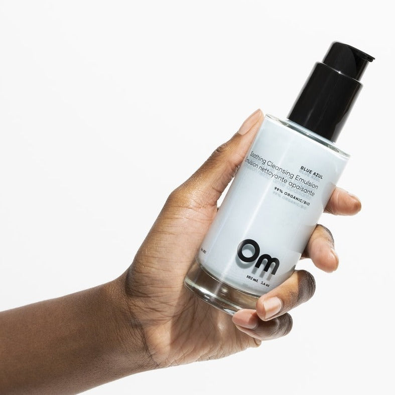 Om - Blue Azul Soothing Cleansing Emulsion all things being eco chilliwack