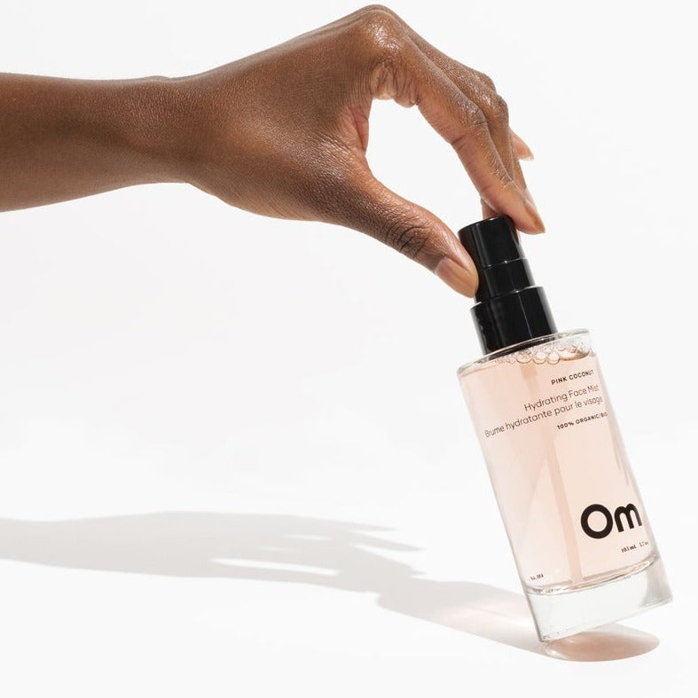 Om - Pink Coconut Hydrating Face Mist all things being eco chilliwack