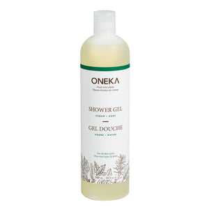 Oneka - Cedar & Sage Shower Gel All Things Being Eco Chilliwack Zero Waste REfillery