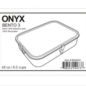 Onyx - Stainless Steel Airtight Bento