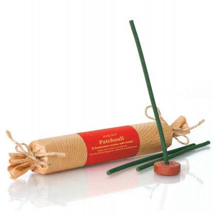 Maroma - Patchouli 20 Bambooless Incense With Holder