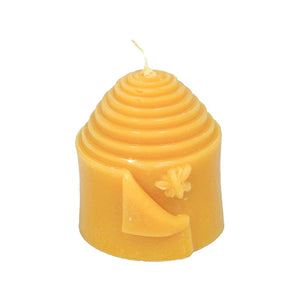 Honey Candles - Peek-A-Bee Beeswax Pillar Candle