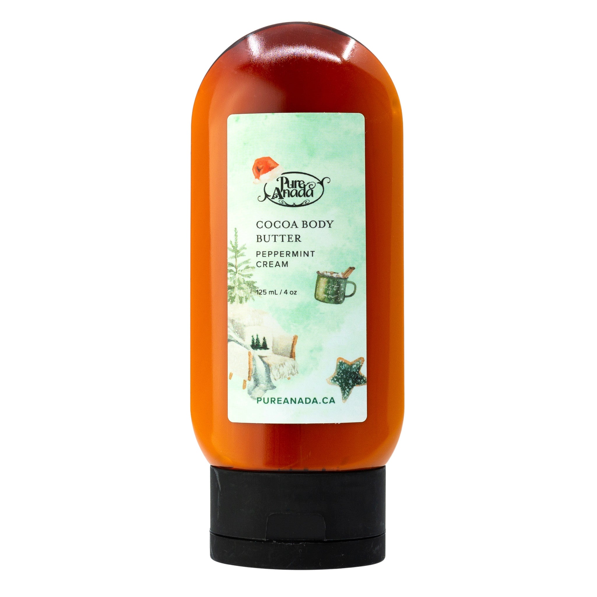 Pure Anada - Peppermint Cream Cocoa Body Butter - all things being eco chilliwack