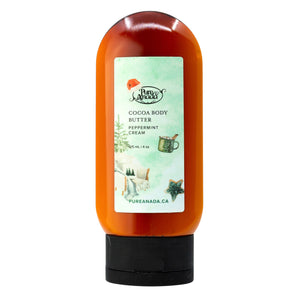 Pure Anada - Peppermint Cream Cocoa Body Butter - all things being eco chilliwack