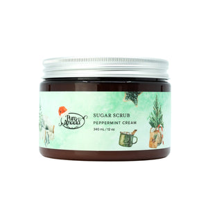 Pure Anada - Peppermint Cream Sugar Scrub - all things being eco chilliwack