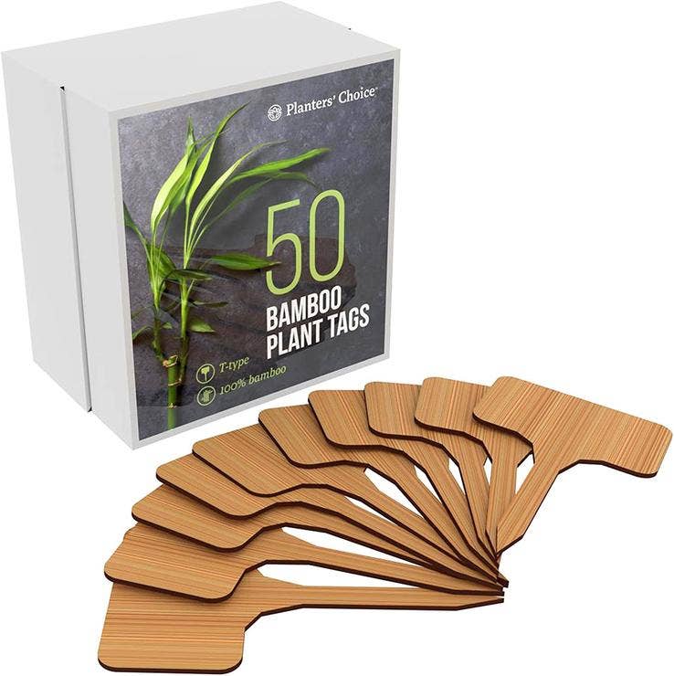 Planter's Choice - 50 Pack Bamboo Plant Markers