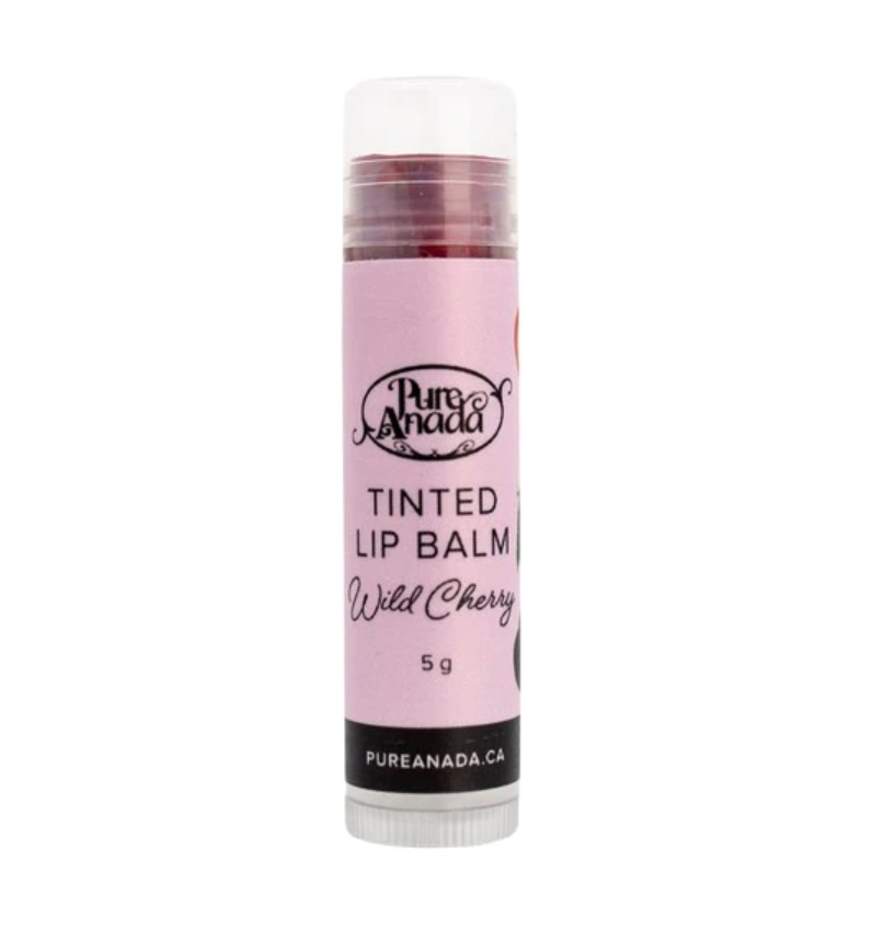 Pure Anada - Wild Cherry Tinted Lip Balm Organic Lip Colour All Things Being Eco