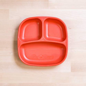 Re-Play Red Divided PlateRe-Play - Divided Plate - all things being eco chilliwack canada - kids clothing and accessories store - red