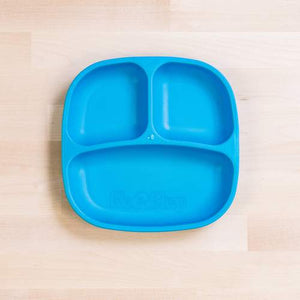 Re-Play Sky Blue Divided Plate