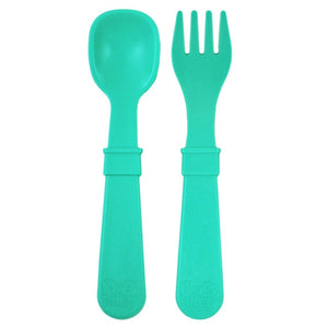 Re-Play - Open Stock Utensils - all things being eco chilliwack canada - kids clothing and accessories boutique - aqua