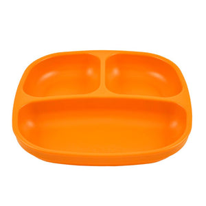 Re-Play Orange Divided Plate