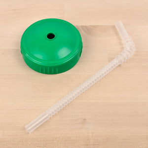 Re-Play - Kelly Green Sippy Cup Straw and Cup Lid Adaptor All Things Being Eco