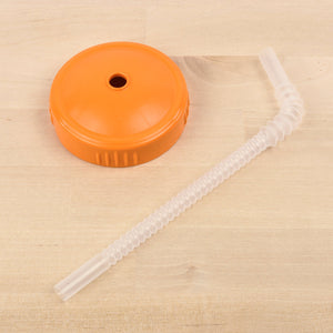 Re-Play - Orange Sippy Cup Straw and Cup Lid Adaptor All Things Being Eco