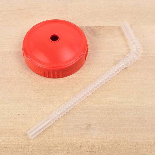 Re-Play - Red Sippy Cup Straw and Cup Lid Adaptor Zero Waste All Things Being Eco