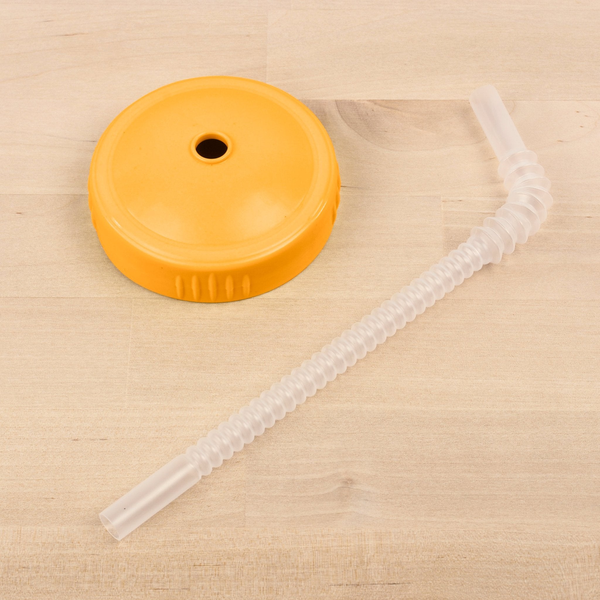Re-Play - Sunny Yellow Sippy Cup Straw and Cup Lid Adaptor