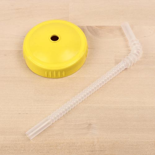 Re-Play - Yellow Sippy Cup Straw and Cup Lid Adaptor Recycled Dishes