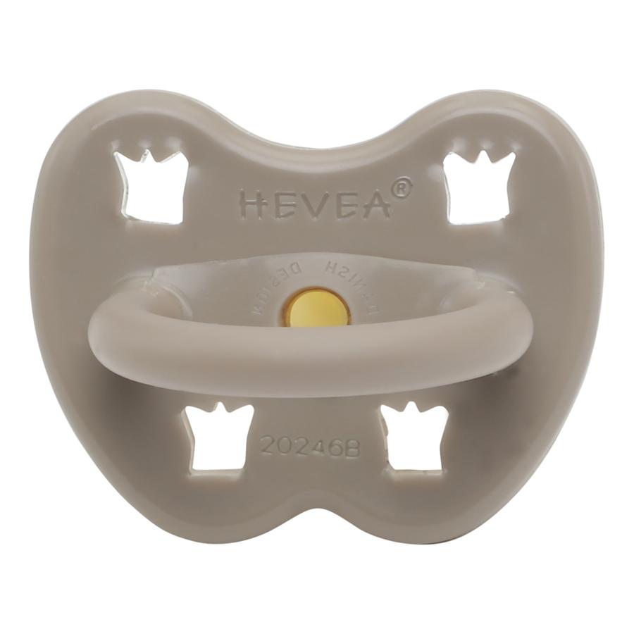 Hevea - Reindeer Grey Natural Rubber Crowns Orthodontic Pacifier 3-36mo